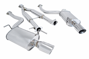 629.99 Megan Racing Exhaust Infiniti G37 Sedan AWD/RWD (08-13) 3" Stainless Dual Muffler - Redline360