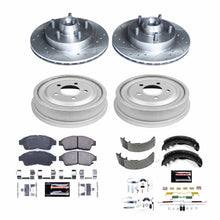 Load image into Gallery viewer, PowerStop Z23 Evolution Sport Brake Rotors + Pads Mazda B Series Pickup 2WD [with 4 Whl. ABS &amp; Coil Spring Fr. Susp,] (98-02) Front or Rear - Front &amp; Rear Alternate Image