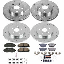 Load image into Gallery viewer, PowerStop Z23 Evolution Sport Brake Rotors + Pads Toyota RAV4 (19-20) Front or Rear - Front &amp; Rear Alternate Image