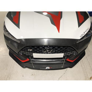 475.95 APR Carbon Fiber Splitter Hyundai Veloster N-Line [w/ Rods] (2019-2020) CW-600019 - Redline360