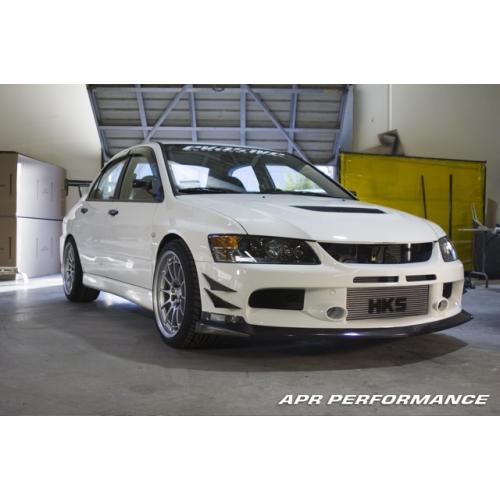 APR Front Bumper Canards Mitsubishi Lancer EVO 9 (2006-2007) [Carbon F