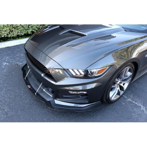 424.15 APR Carbon Fiber Splitter Ford Mustang GT Roush [w/ Rods] (15-17) CW-201596 - Redline360