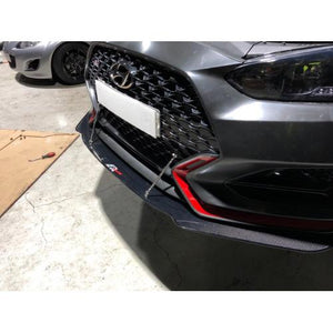 475.95 APR Carbon Fiber Splitter Hyundai Veloster N-Line [w/ Rods] (2019-2020) CW-600019 - Redline360