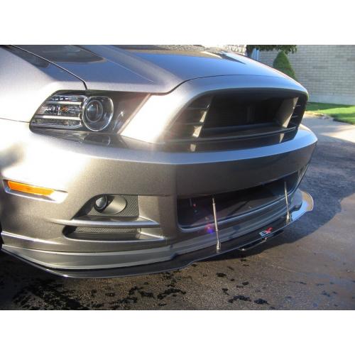 APR Carbon Fiber Splitter Ford Mustang GT California (13-14) w/ Rods C