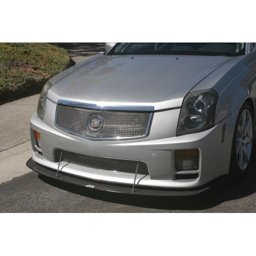 396.95 APR Carbon Fiber Splitter Cadillac CTS-V (04-07) w/ Rods - CW-647031 - Redline360