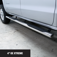 Load image into Gallery viewer, Go Rhino 4" OE Xtreme Oval Side Steps Ford F250/F350 Super Duty SuperCab (99-16) Textured Black or Polished - Polished Alternate Image