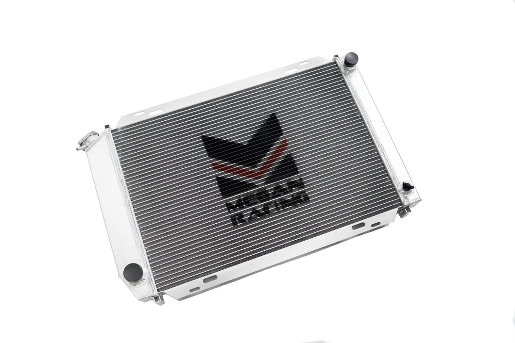 229.95 Megan Racing Radiator Ford Mustang Fox Body (79-93) 50mm - Manual Trans - Redline360