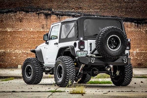 Rough Country Lift Kit Jeep Wrangler JK 2 Door 4WD (07-18) 4" Lift Kit w/ Shocks