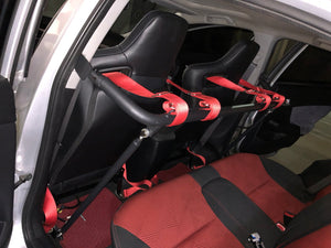 239.95 Cipher Seat Belt Harness Bar Honda Civic / Civic Si / Type-R (2016-2021) Black - Redline360