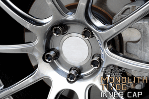 Project Kics Lug Nut Cap Set [Monolith T1/07 - 20 PCS - Black or Red]