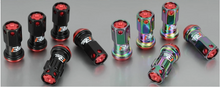 Load image into Gallery viewer, Project Kics Lock &amp; Lug Nuts [R40 Iconix Racing Composite - 16 Lugs + 4 Locks - M14X1.50 or M14X1.5] Aluminum w/ Optional Finish - M4x1.50 / Black / Black Alternate Image
