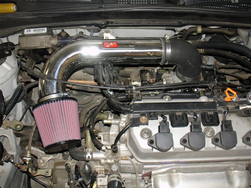 Injen Short Ram Air Intake Honda Civic 1.7 EM2 (01-05) Polished or Bla ...