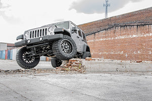 Rough Country Lift Kit Jeep Wrangler JK Unlimited 2WD/4WD (07-18) 4" Lift Kit w/ Shocks