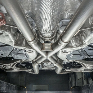 1272.05 Stainless Works Exhaust Jeep Grand Cherokee Trackhawk 6.2 (2018-2021) 3" Catback - Redline360