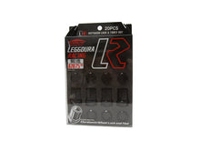 Load image into Gallery viewer, Project Kics Lug Nuts &amp; Lock Set [Leggdura Racing - Optional Finish] M12X1.50 or M12X1.25 - 20 pcs / M12X1.25 / Black Alternate Image