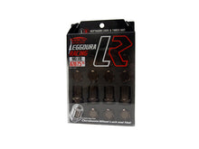Load image into Gallery viewer, Project Kics Lug Nuts &amp; Lock Set [Leggdura Racing - Optional Finish] M12X1.50 or M12X1.25 - 20 pcs / M12X1.50 / Black Alternate Image