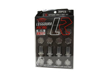 Load image into Gallery viewer, Project Kics Lug Nuts &amp; Lock Set [Leggdura Racing - Optional Finish] M12X1.50 or M12X1.25 - 20 pcs / M12X1.50 / Gunmetal Alternate Image