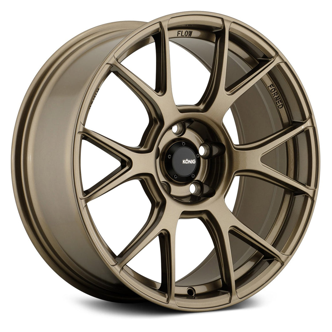 322.40 Konig Ampliform Wheels (19x9.5A 5x114.3 ET+25) Gloss Bronze or Dark Metallic Graphite - Redline360