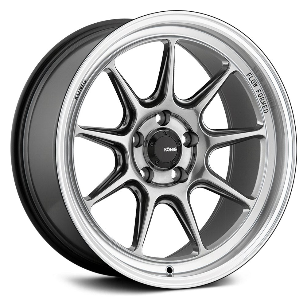 Konig Countergram Wheels (15x7.5 4x100 ET+35) Hyper Chrome Center