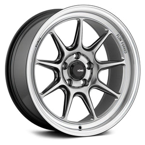 253.78 Konig Countergram Wheels (17x9 5x114.3 ET+43) Hyper Chrome Center or Matte Black - Redline360