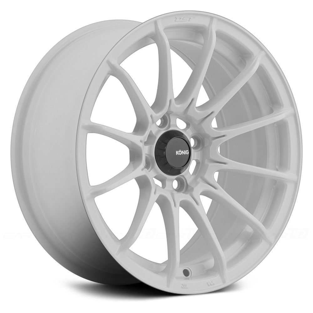 Konig Dial In Wheels (15X7 4x100 ET+35) Gloss Black / Gloss Gold / Gloss  White / Matte Gray