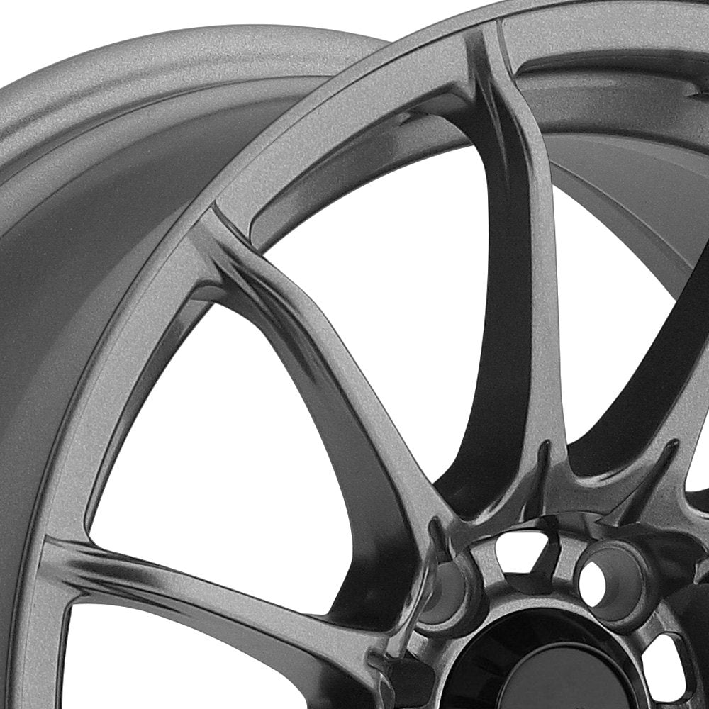 Konig Dial In Wheels (15X7 4x100 ET+35) Gloss Black / Gloss Gold