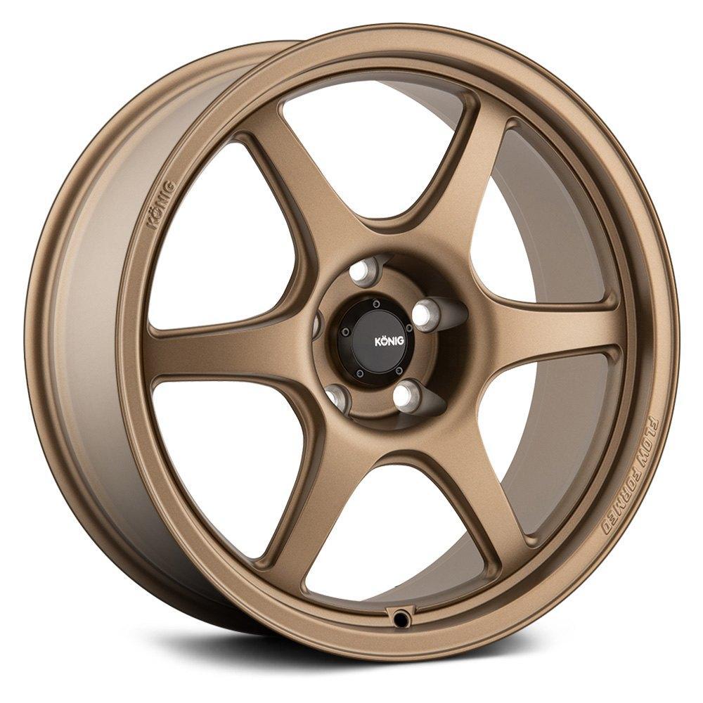 Konig Hexaform Flow Formed Wheels 17x9.5 | 5x114.3 , 5x100 | Matte Bro
