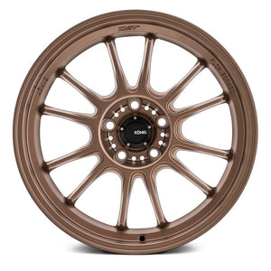 271.54 Konig Hypergram Wheels (18x9.5 5x114.3 ET+25) Matte Black / Race Bronze / Matte Grey / Metallic Carbon w/ Machined Lips - Redline360