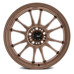 184.83 Konig Hypergram Wheels (16x7.5 4x100 ET+38) Race Bronze / Matte Grey / Metallic Carbon w/ Machined Lips - Redline360