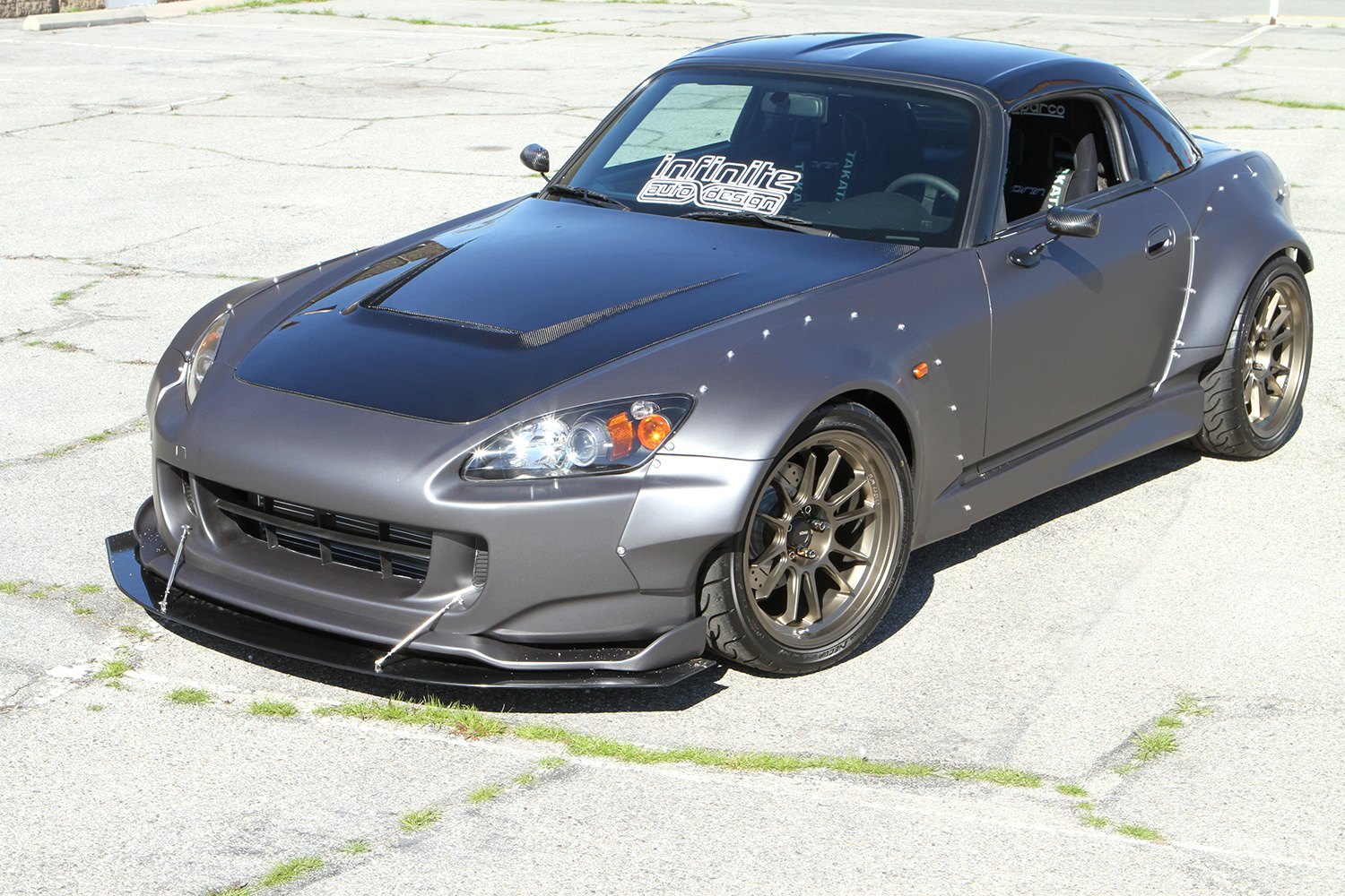 Konig Hypergram Wheels (15x8.5 4x100 ET+25) Race Bronze or Matte Grey