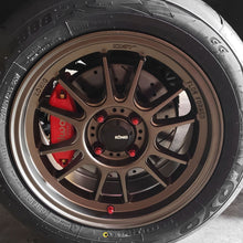 Load image into Gallery viewer, Konig Hypergram Flow Formed Wheels 18x8.5 | 5x114.3 , +45 | Race Bronze / Matte Grey / Metallic Carbon w/ Machined Lips - Matte Grey Alternate Image