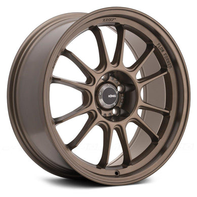 165.83 Konig Hypergram Wheels (17x8 4x100 ET+45) Matte Black / Race Bronze / Matte Grey / Metallic Carbon w/ Machined Lips - Redline360