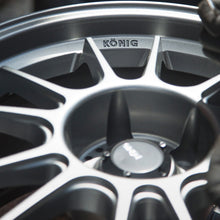 Load image into Gallery viewer, Konig Hypergram Flow Formed Wheels 17x9 | 4x100 , +45 | Race Bronze / Matte Grey / Metallic Carbon w/ Machined Lips - Matte Grey Alternate Image