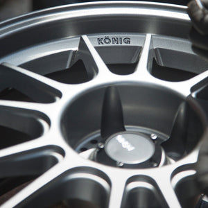 194.21 Konig Hypergram Wheels (16x8 5x114.3 ET38) Race Bronze / Matte Grey / Metallic Carbon w/ Machined Lips - Redline360