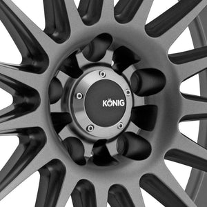 270.43 Konig Rennform Wheels (18x9 5x120 ET+35) Matte Grey - Redline360