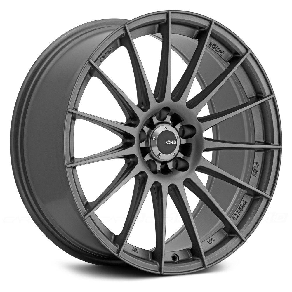 259.32 Konig Rennform Wheels (18x8 5x108 ET+40) Matte Grey - Redline360