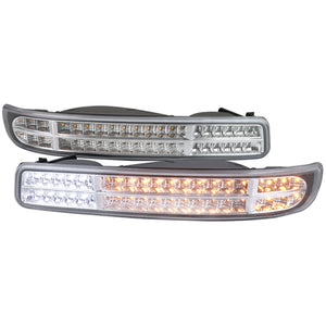 114.99 Spec-D Bumper Lights GMC Sierra (99-06) Yukon (00-06) LED Sequential Turn Signal - Redline360