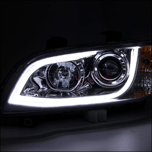 299.95 Spec-D Projector Headlights Pontiac G8 (08-09) LED DRL Strip - Black or Chrome - Redline360