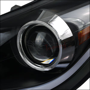 329.50 Spec-D Projector Headlights Hyundai Elantra (2011-2013) LED DRL - Black or Chrome - Redline360