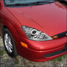 Load image into Gallery viewer, 189.95 Spec-D Projector Headlights Ford Focus (00-04) LED Halo - Black or Chrome - Redline360 Alternate Image