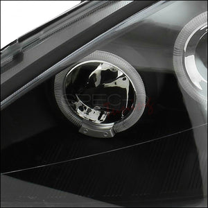 189.95 Spec-D Projector Headlights Ford Focus (00-04) LED Halo - Black or Chrome - Redline360