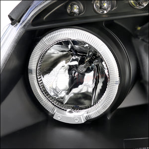 159.95 Spec-D Projector Headlights Chevy Cobalt / G5 (05-10) Dual Halo LED - Chrome or Black - Redline360