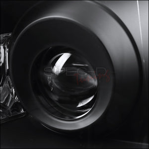EAGLE EYES Black Projector Headlights For Lexus IS300 (2001-2005) W/ LED Halo