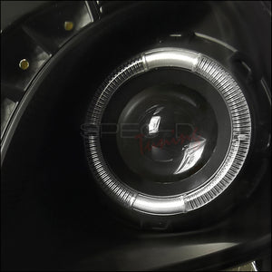 249.95 Spec-D Projector Headlights Cadillac CTS (03-07) Halo w/ LED Strip - Black / Smoked / Chrome - Redline360