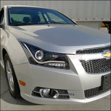 Load image into Gallery viewer, 299.95 Spec-D Projector Headlights Chevy Cruze (2011-2014) Halo w/ LED Bar - Black or Chrome - Redline360 Alternate Image