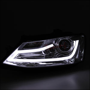 Spec-D Projector Headlights VW Jetta MK6 (2011-2018) w/ LED DRL Black ...