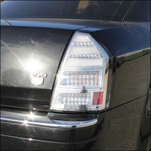 199.95 Spec-D LED Tail Lights Chrysler 300C (2005-2007) Black / Clear / Red / Smoked - Redline360