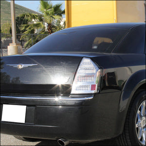 199.95 Spec-D LED Tail Lights Chrysler 300C (2005-2007) Black / Clear / Red / Smoked - Redline360