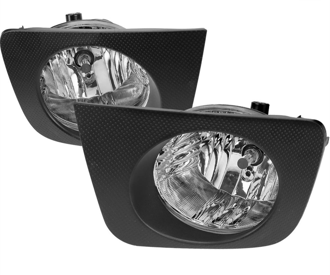 70.00 Spec-D OEM Fog Lights Toyota 4Runner (2006-2009) Chrome Housing - Clear Lens - Redline360