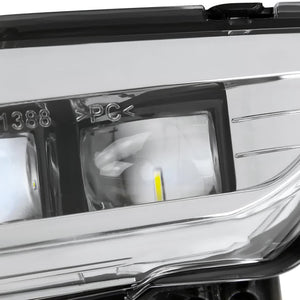 133.00 Spec-D LED Fog Lights Kit Honda Accord Sedan (2018-2020) Chrome Housing / Clear Lens - Redline360